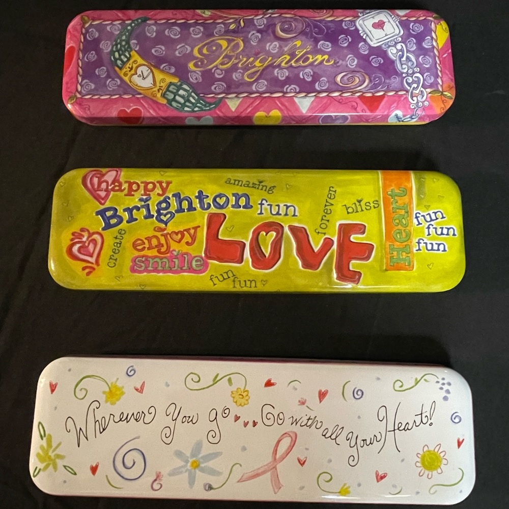 Brighton Metal Watch Boxes - Set of 3